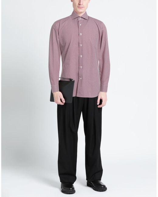 Guglielminotti Purple Shirt for men
