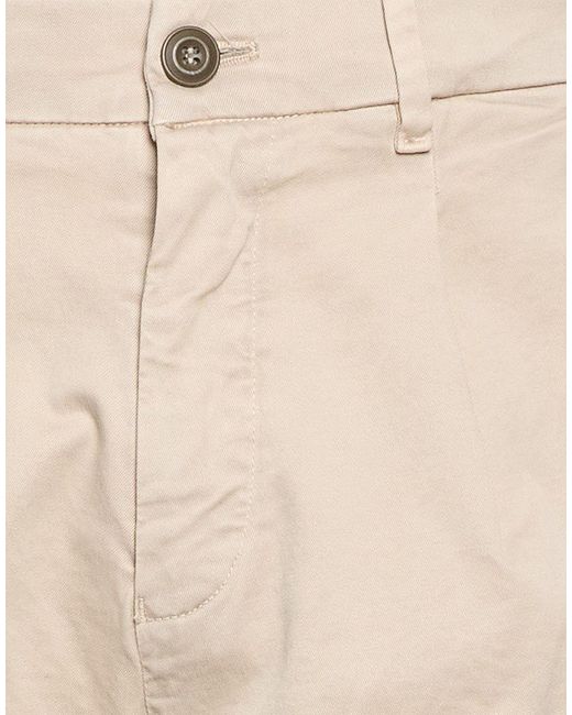 Mason's Natural Sand Pants Cotton, Elastane for men