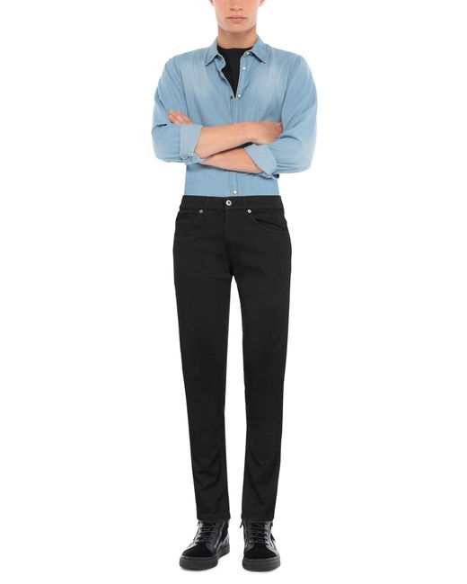 Dondup Black Jeans for men