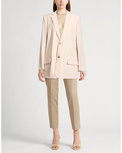 Tod's Natural Blazer Virgin Wool