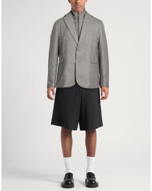 Emporio Armani Gray Blazer for men