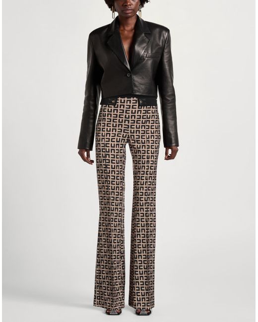 Elisabetta Franchi Gray Pants Polyester, Elastane