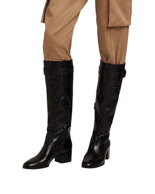 Sergio Rossi Black Knee Boots