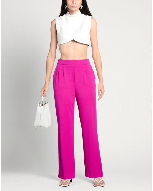 Joseph Ribkoff Pink Pants Polyester, Elastane