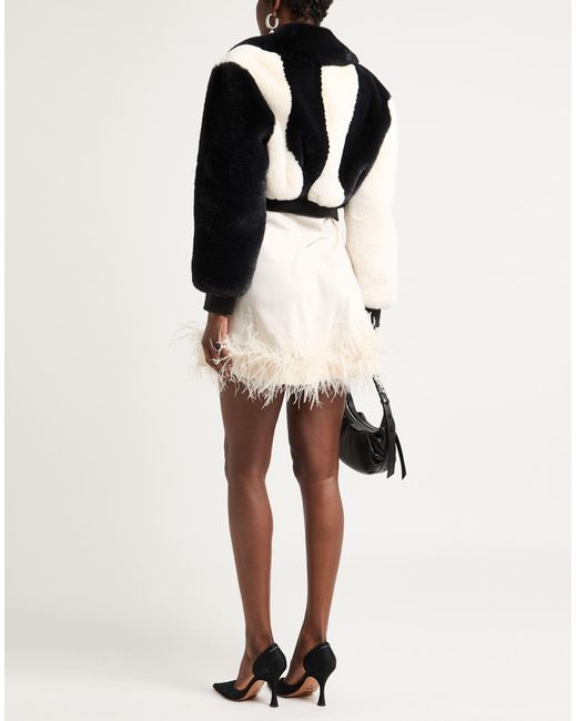 ROTATE BIRGER CHRISTENSEN Black Shearling- & Kunstfell