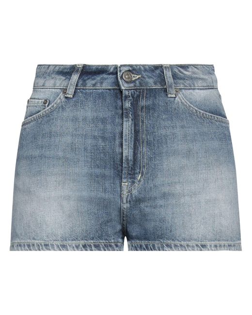 Dondup Blue Denim Shorts Cotton