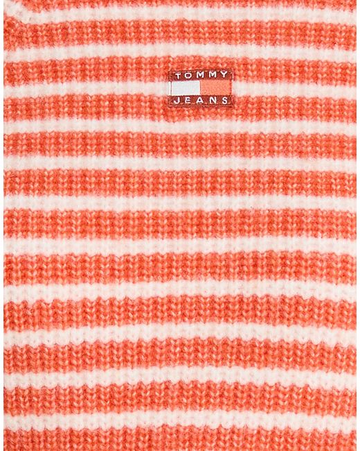 Tommy Hilfiger Red Sweater Polyester, Polyamide, Wool