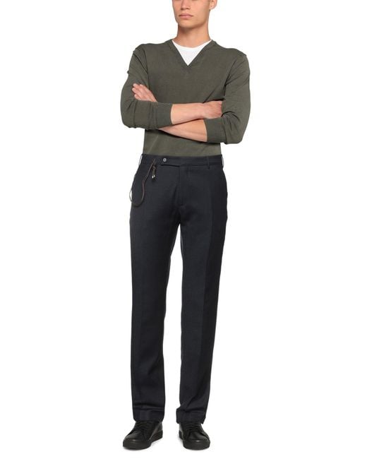Berwich Blue Pants for men