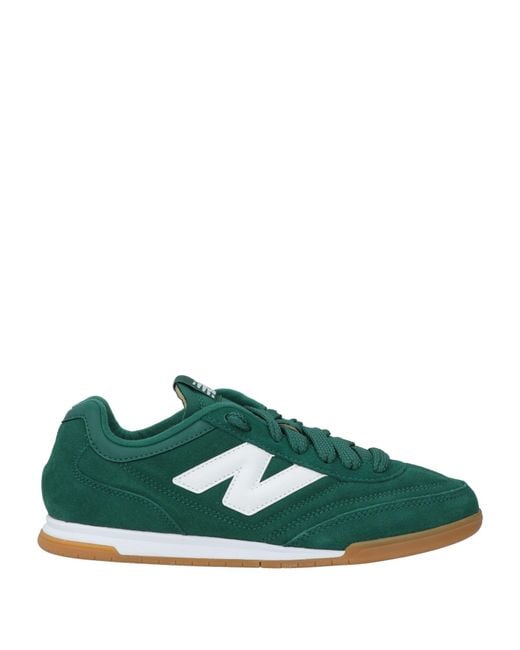 New Balance Green Rc42 Dark Sneakers Leather, Textile Fibers for men