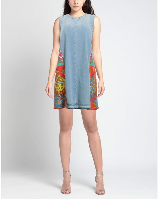 Versace Blue Mini-Kleid