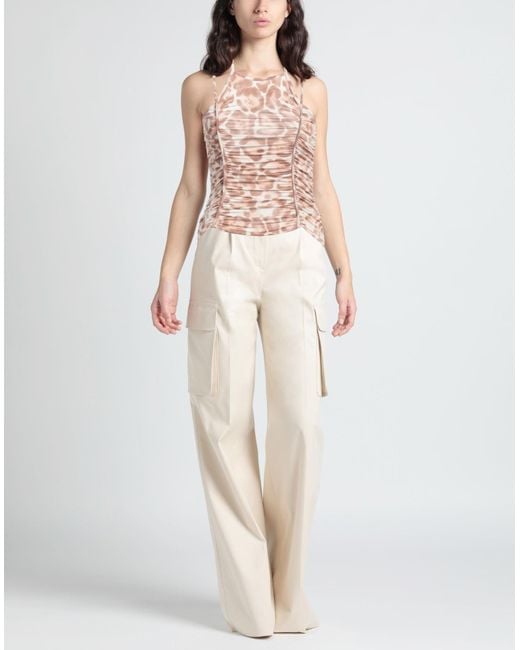 SIMONA CORSELLINI Pink Top Polyester, Elastane