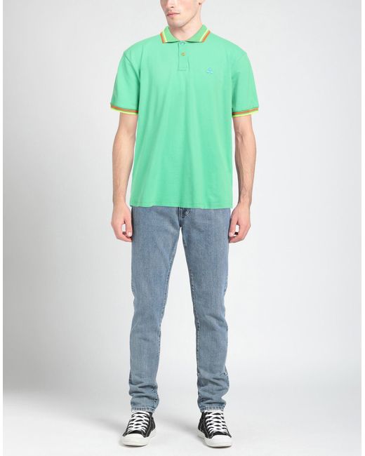 Peuterey Green Polo Shirt for men