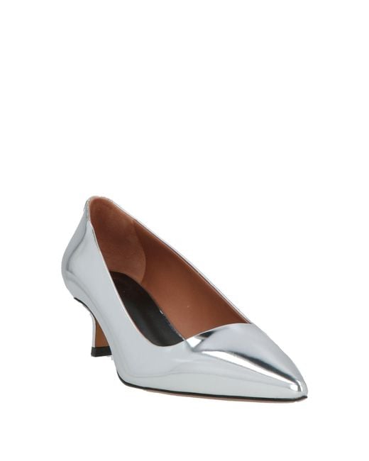 Maje Metallic Pumps Leather