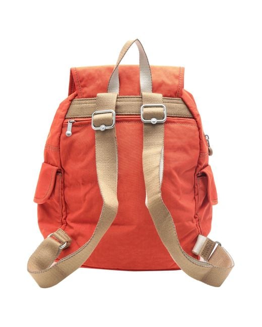 kipling orange backpack