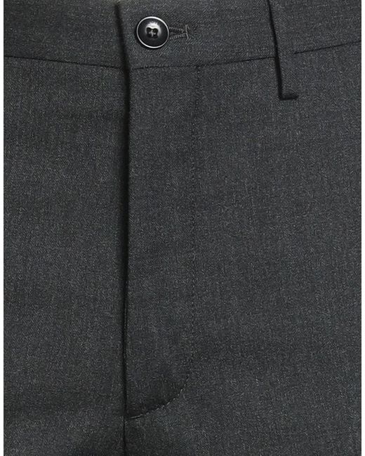 Incotex Gray Charcoal Pants Wool, Polyester, Elastane for men