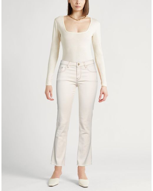 Fay White Jeans