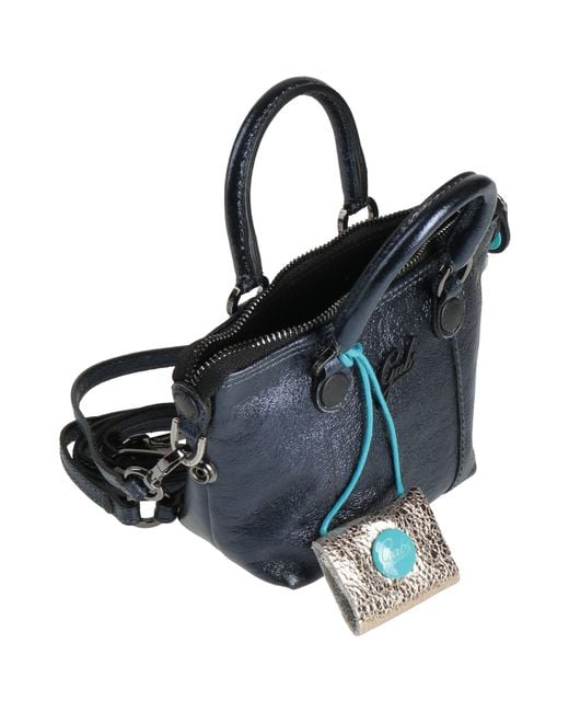 Gabs Blue Midnight Handbag Calfskin