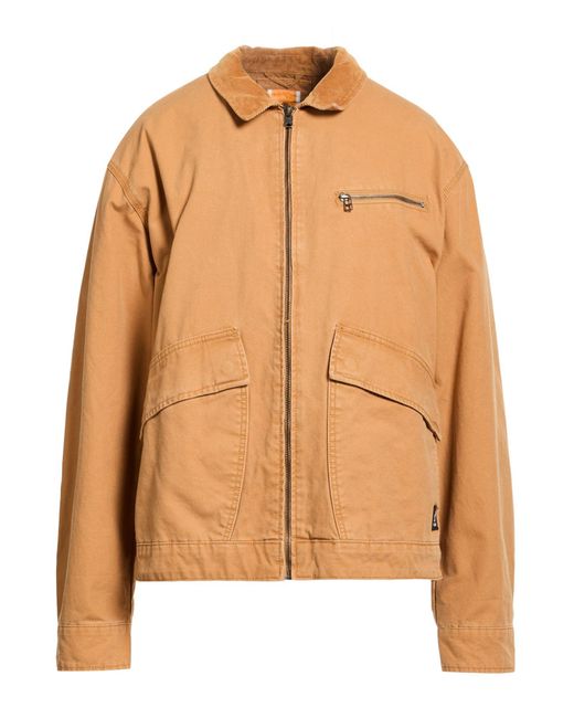 Timberland Natural Camel Jacket Cotton for men