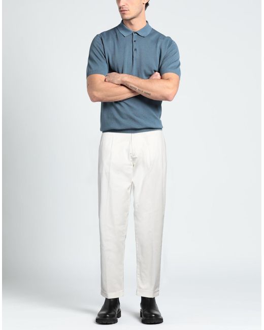 Pantalone di Cruna in White da Uomo