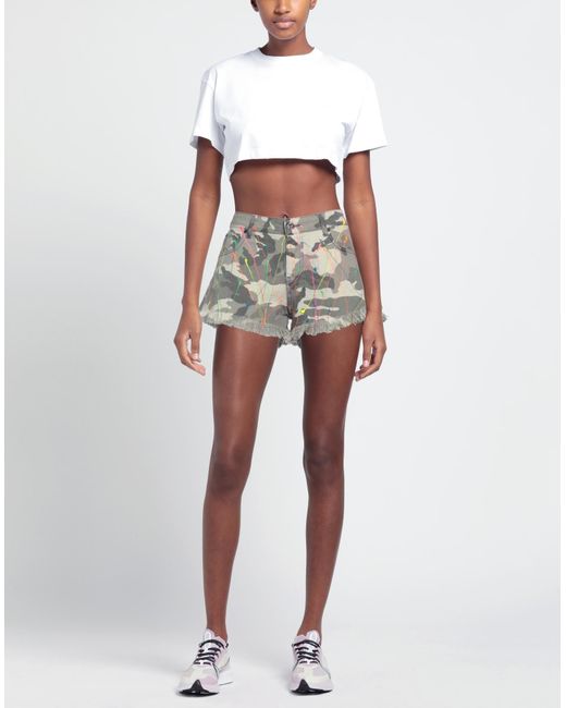 Actitude By Twinset Gray Denim Shorts