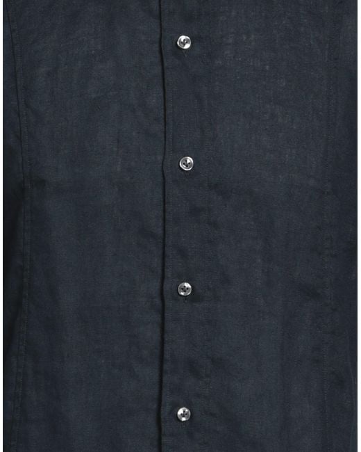 Brian Dales Blue Shirt Linen for men