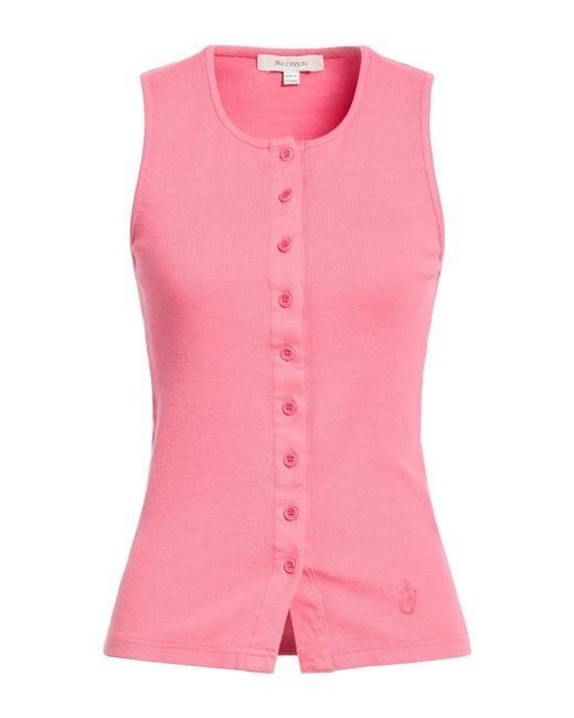 J.W. Anderson Pink Top Cotton, Elastane
