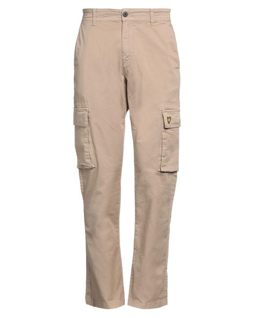 Lyle & Scott Natural Pants Cotton, Elastane for men