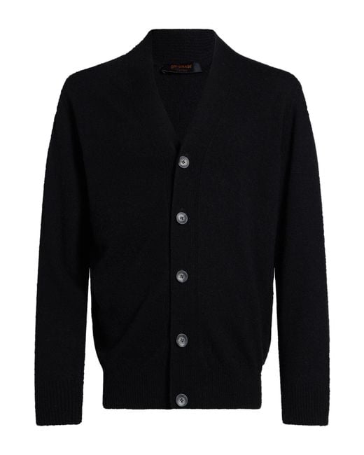 Officina 36 Blue Cardigan Wool, Polyamide for men