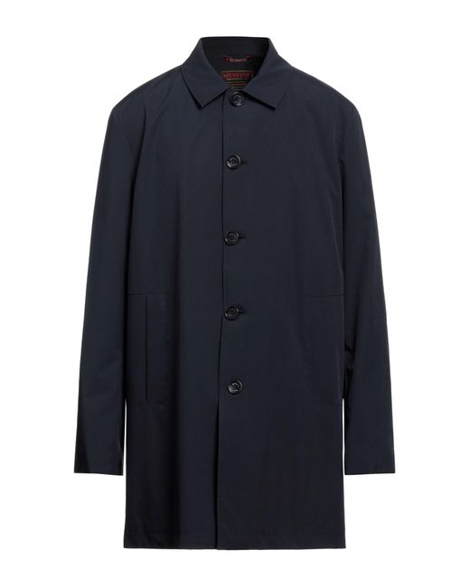 Museum Blue Overcoat & Trench Coat for men