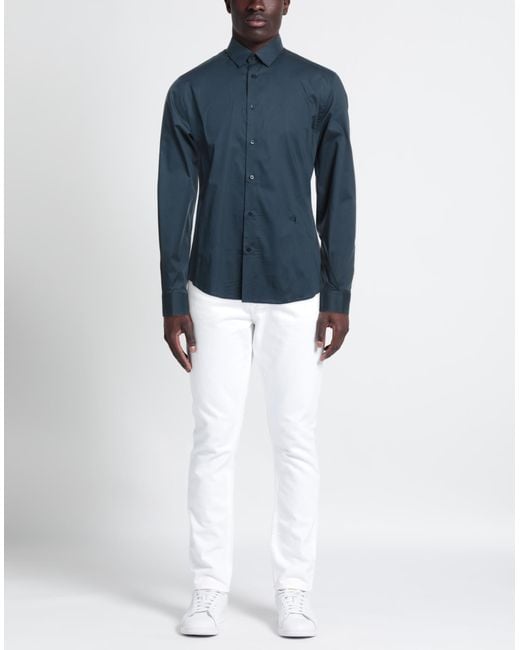 Trussardi Blue Shirt for men