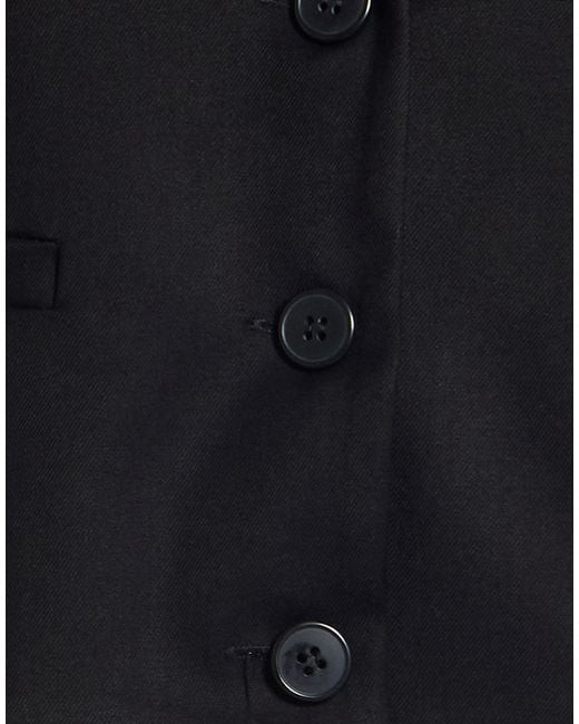 Dixie Black Tailored Vest Polyester, Viscose, Elastane