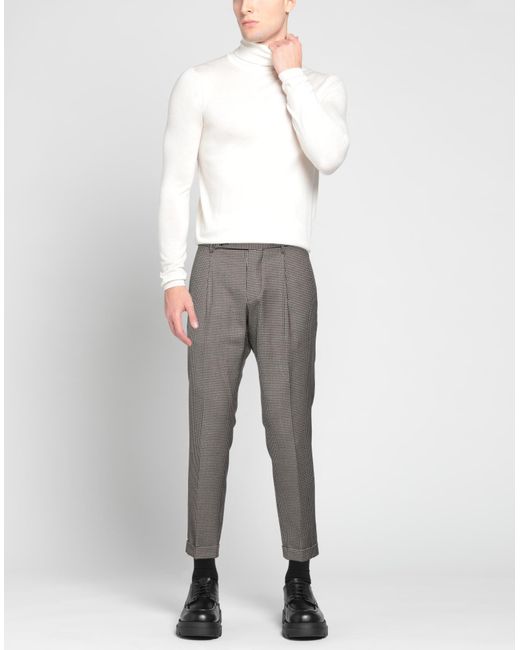 MICHELE CARBONE Gray Trouser for men