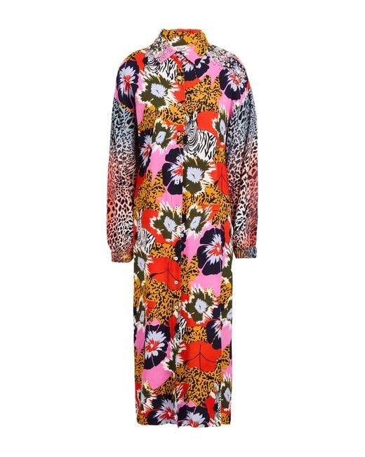 CONNOR & BLAKE White Midi Dress Viscose