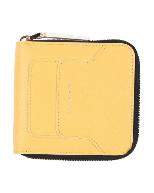 Marni Yellow Brieftasche