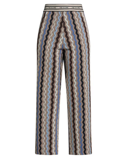 Cambio Gray Pants Modal, Polyester, Cotton, Elastane