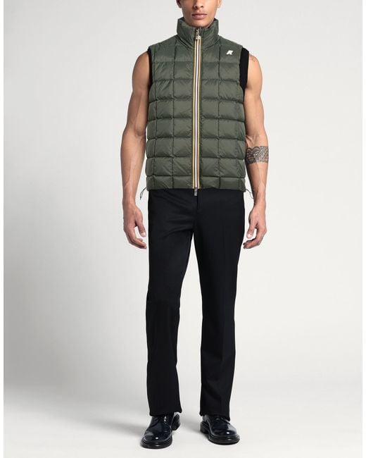 K-Way Green Gilet for men