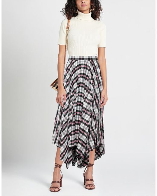 Twinset White Midi Skirt