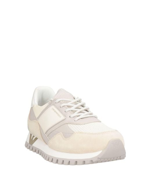 Emporio Armani Natural Sneakers for men
