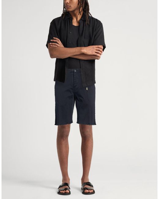 Saucony Blue Shorts & Bermuda Shorts Cotton, Elastane for men