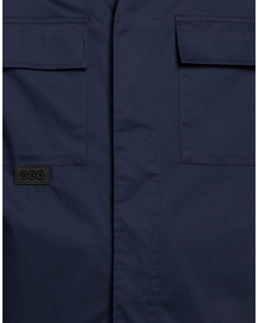 Department 5 Blue Jacket Cotton, Polyamide, Elastane for men