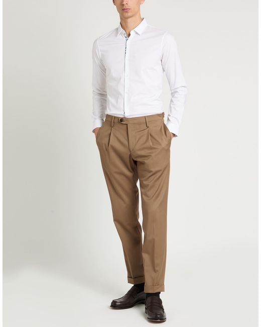 Michael Coal Natural Trouser for men