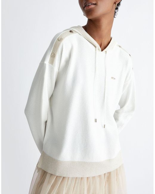 Liu Jo White Sweatshirt