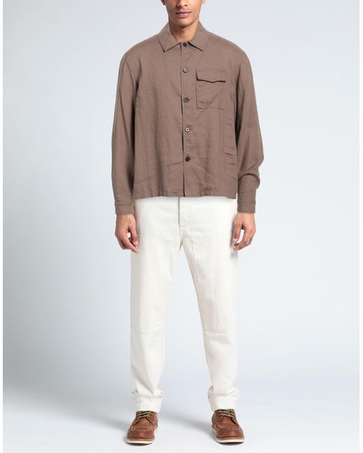 GOLDEN CRAFT 1957 Brown Shirt for men