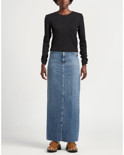 Rag & Bone Black T-Shirt Cotton, Modal, Elastane