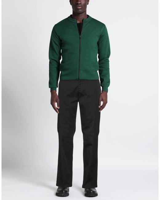 Department 5 Black Pants Cotton, Elastane for men