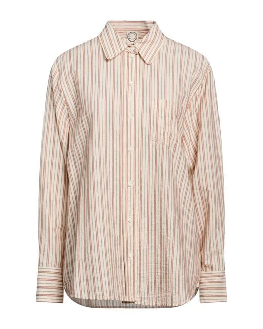 Ines De La Fressange Paris White Ivory Shirt Cotton