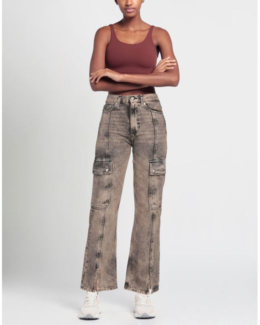 Pantalon en jean Calvin Klein en coloris Gray