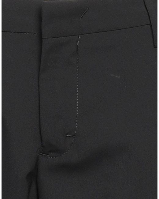 Entre Amis Black Pants Virgin Wool, Polyester, Elastane for men