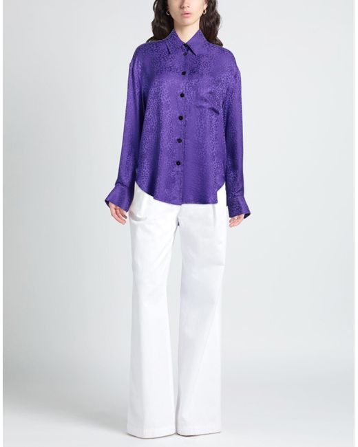 Art Dealer Purple Shirt