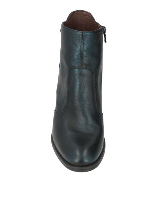 Nero Giardini Blue Ankle Boots Leather